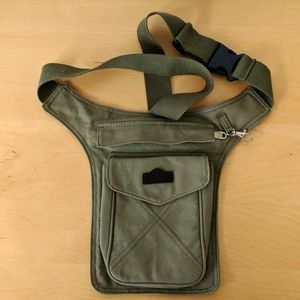 New olive / army green travel crossbody purse / bag / sleeve